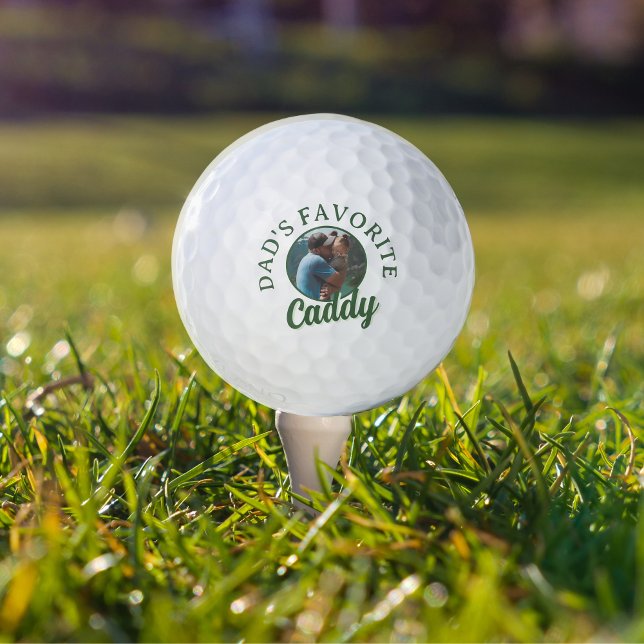 Golf Dad Favourite Caddy Custom Name  Balls (Help remind dad who his favorite caddy is - on and off the course! )
