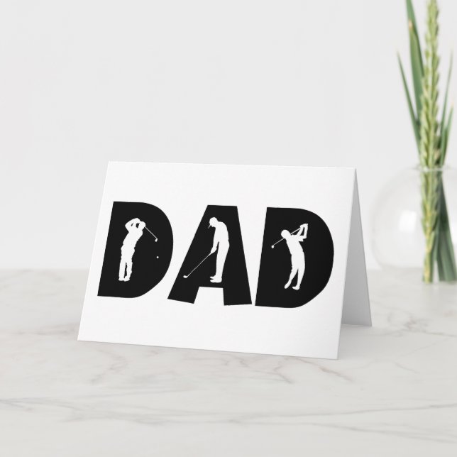 Golf Dad Gift Card (Front)