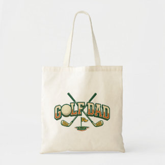 Golf Dad Vintage Varsity Golfer Tote Bag