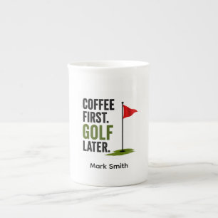 Golf daily coffee bone china mug