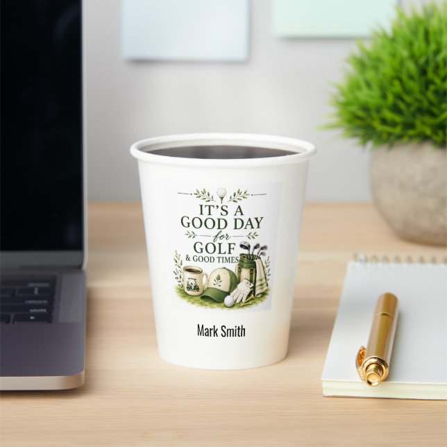 Golf daily coffee  paper cups (Insitu)