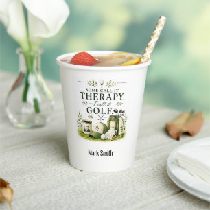 Golf daily coffee paper cups
