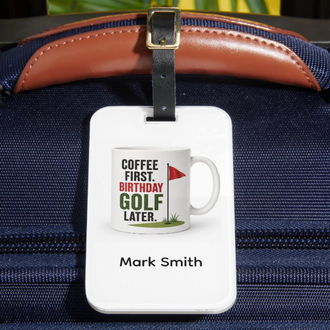 Golf Daily life routine Luggage Tag (Front Insitu 2)