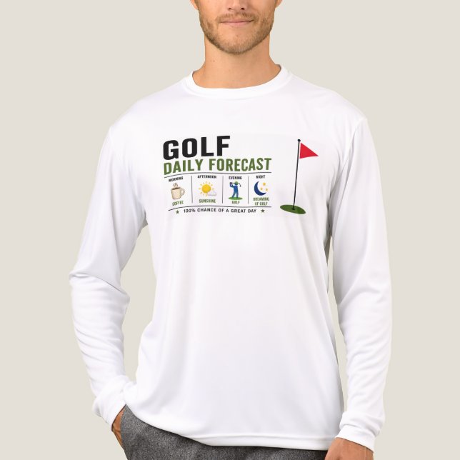 Golf Daily life Tri-Blend Shirt (Front)
