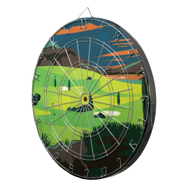 Golf Dartboard (Front Right)