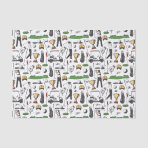 Golf Day Tissue Paper