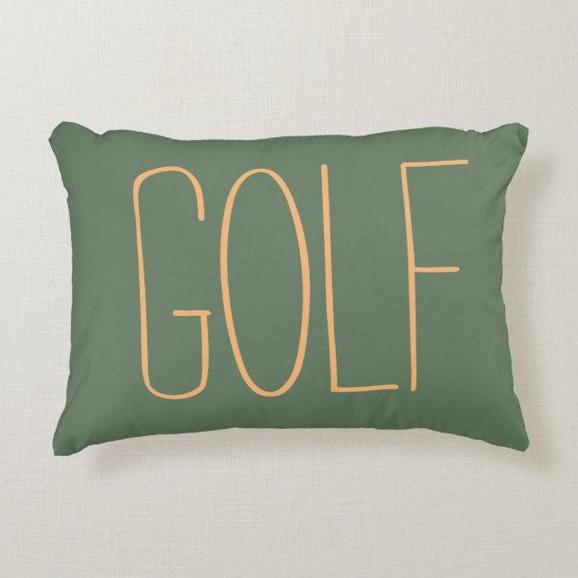 Golf Decorative Cushion (Front)