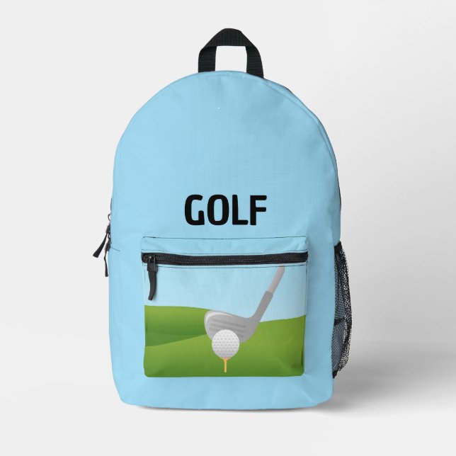 Golf Design Back Pack (Front)