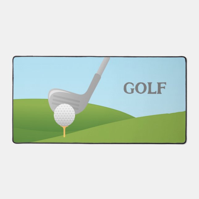 Golf Design Desk Mat (Front)
