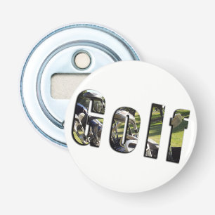 Golf Dimensional Logo, Magnetic Bottle Opener. Opener