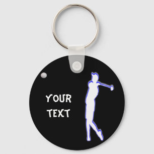 Golf Drive Key Ring