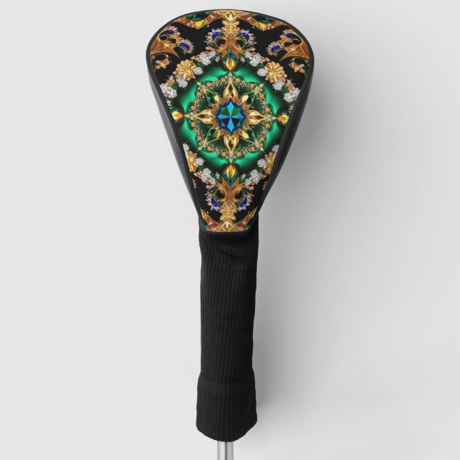 Golf Driver Cover with Brazilian Colours (Front)