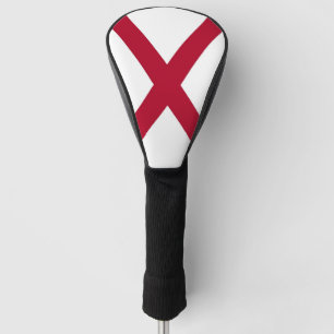 Golf Driver Cover with Flag of Alabama, USA
