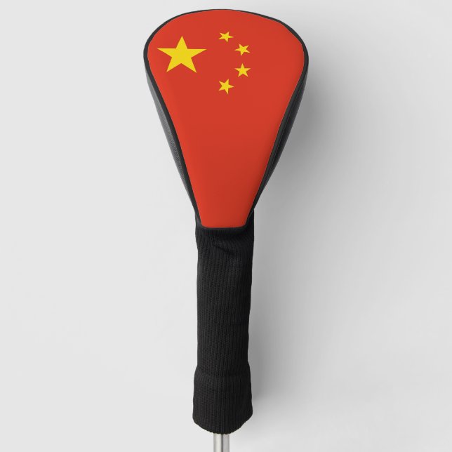 Golf Driver Cover with Flag of China (Front)