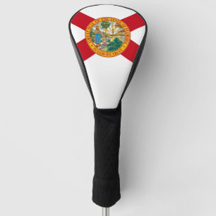 Golf Driver Cover with Flag of Florida, USA