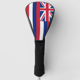Golf Driver Cover with Flag of Hawaii, USA