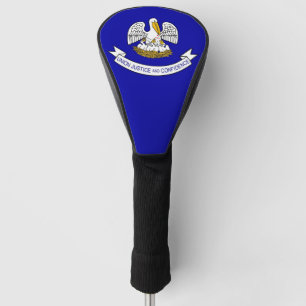 Golf Driver Cover with Flag of Louisiana, USA