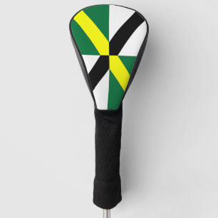 Golf Driver Cover with Flag of Monterey, USA