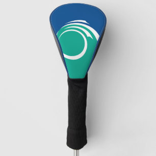 Golf Driver Cover with Flag of Ottawa, Canada