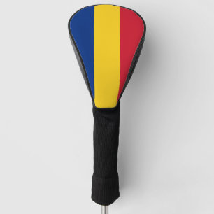 Golf Driver Cover with Flag of Romania