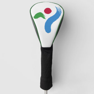 Golf Driver Cover with Flag of Seoul, South Korea