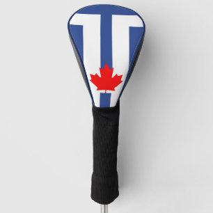 Golf Driver Cover with Flag of Toronto, Canada