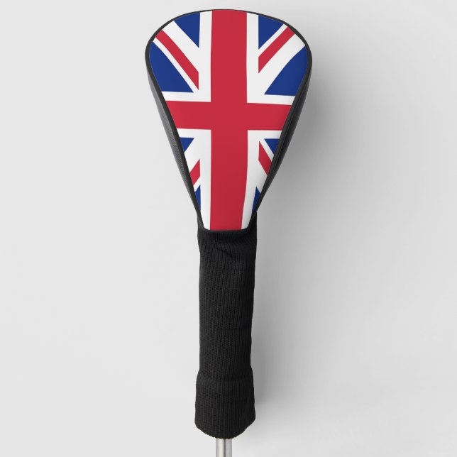 Golf Driver Cover with Flag of United Kingdom (Front)