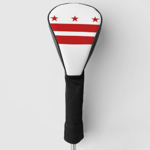 Golf Driver Cover with Flag of Washington DC, USA