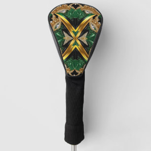 Golf Driver Cover with Jamaican Colours