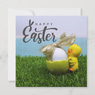 Golf Easter for Golfer   Holiday Card