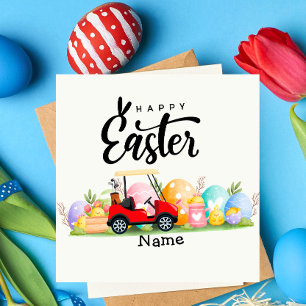 Golf  Easter Holiday for golfer  Postcard