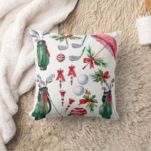 Golf equipment Christmas Decoration for golfer Cushion