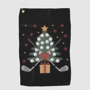 Golf Equipment Christmas Tree Christmas Golf Towel