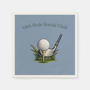 Golf Events Cocktail Napkin