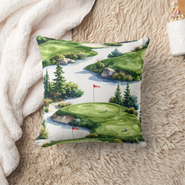 Golf Fairway and putting green Cushion (Blanket)