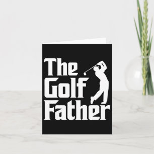 Golf Father Funny Golfer Dad Gift For Father's Day Card
