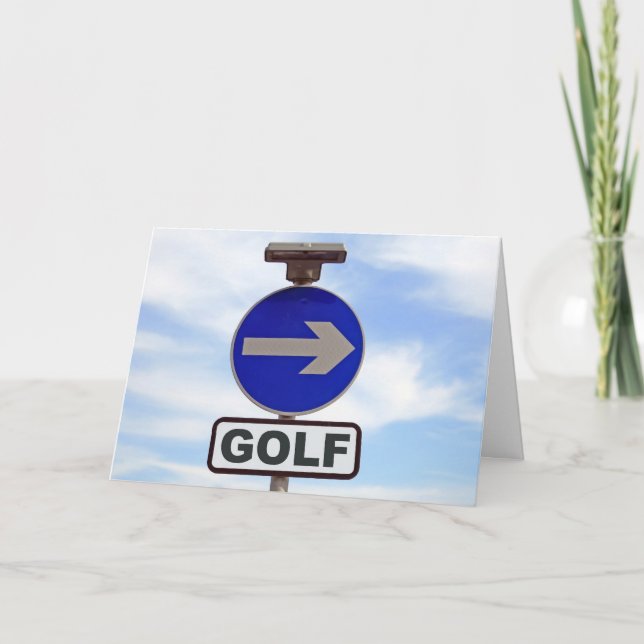 Golf Father's Day Card (Front)