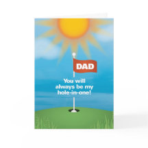 Golf Father's Day Card