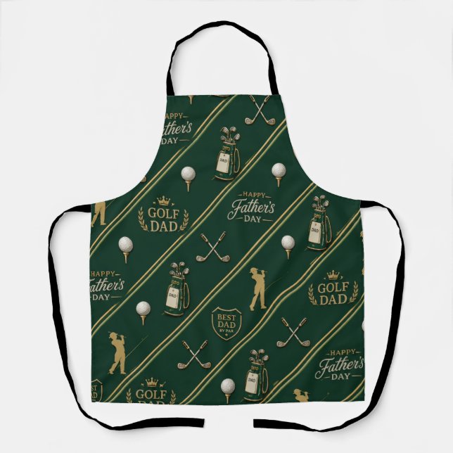 Golf Father's Day for Dad Golfer Apron (Front)