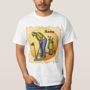 Golf Flag Dad Golfing golf T-Shirt