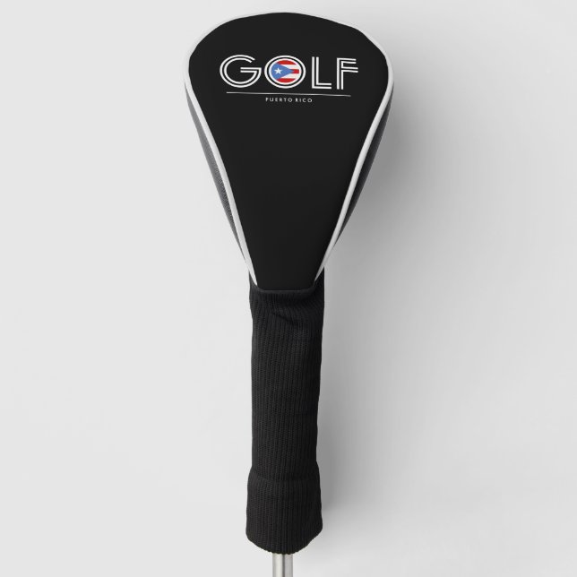 Golf flag of Puerto Rico Head Cover (Front)