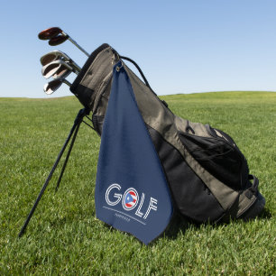 Golf flag of Puerto Rico Sports Towel