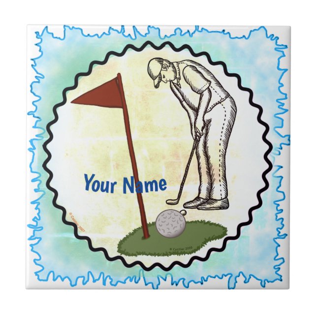 Golf Flag Tile (Front)