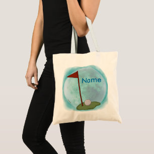 Golf Flag tote bag