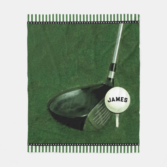 Golf Fleece Blanket (Front)