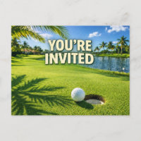 Golf Florida themed you are invited