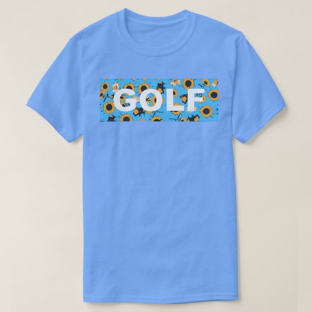 Golf Flower T-Shirt (Design Front)