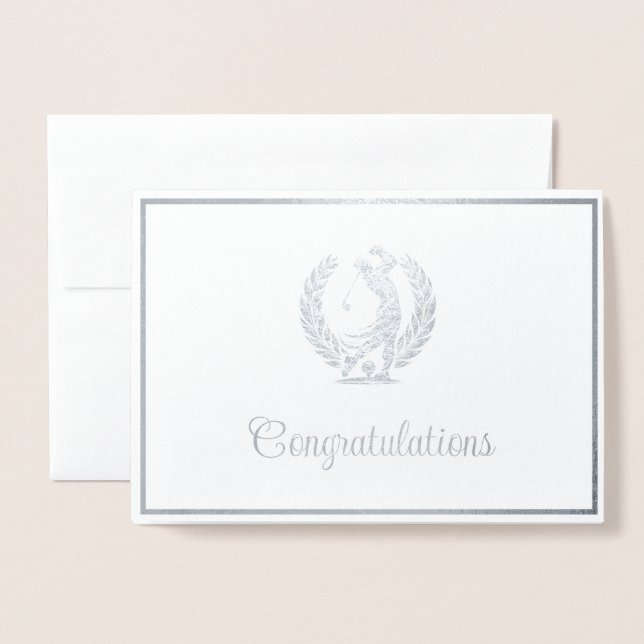 Golf  foil card (Front With Envelope)