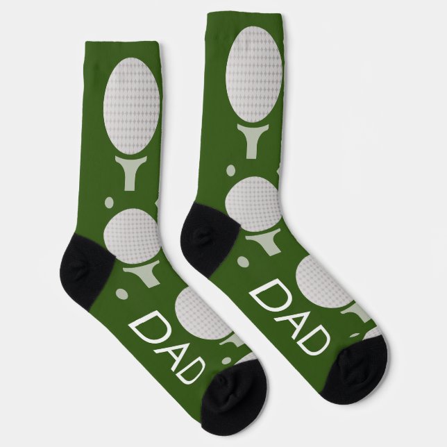 Golf for Dad Fathers Day Gifts Socks (Right)