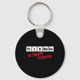 Golf Frisbees Ultimate Science Disc Periodic Table Key Ring